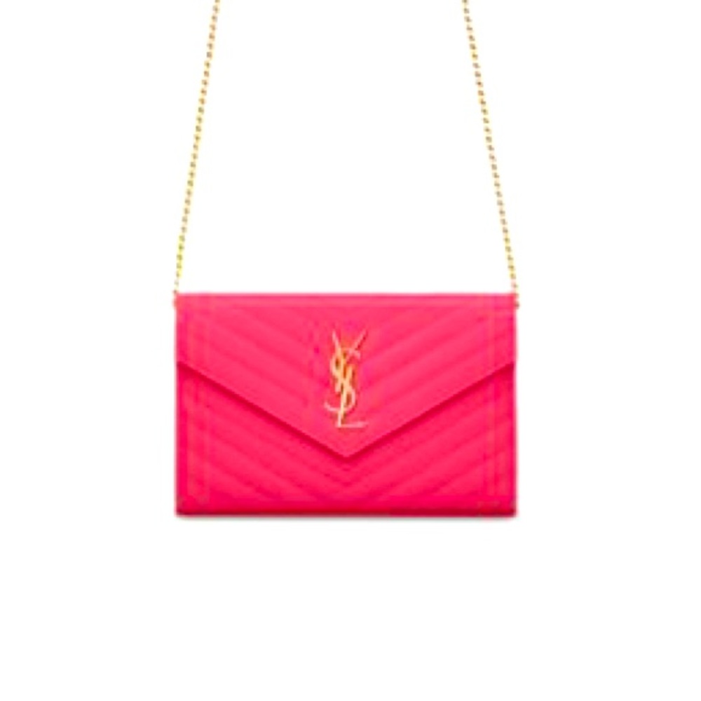 Saint Laurent Classic Cassandre Chain Wallet